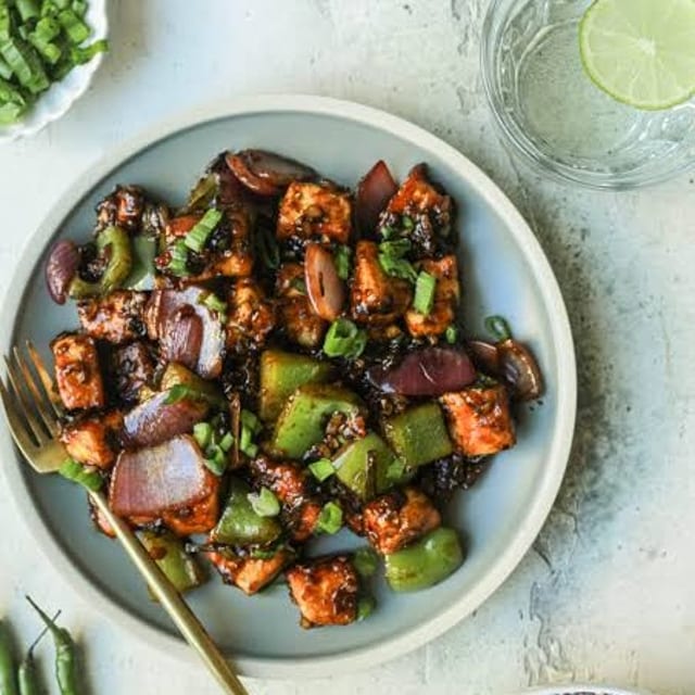 Chili Paneer.