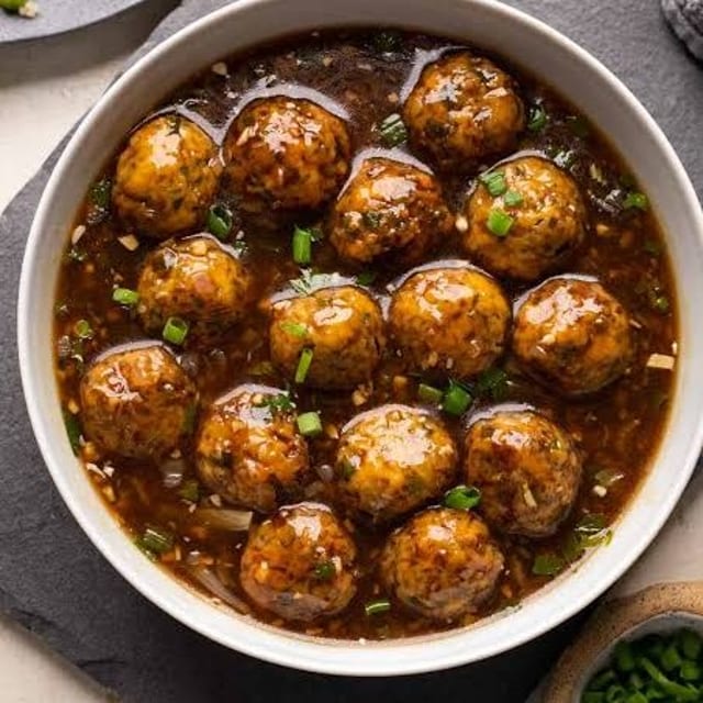 Veg Manchurian Gravy.