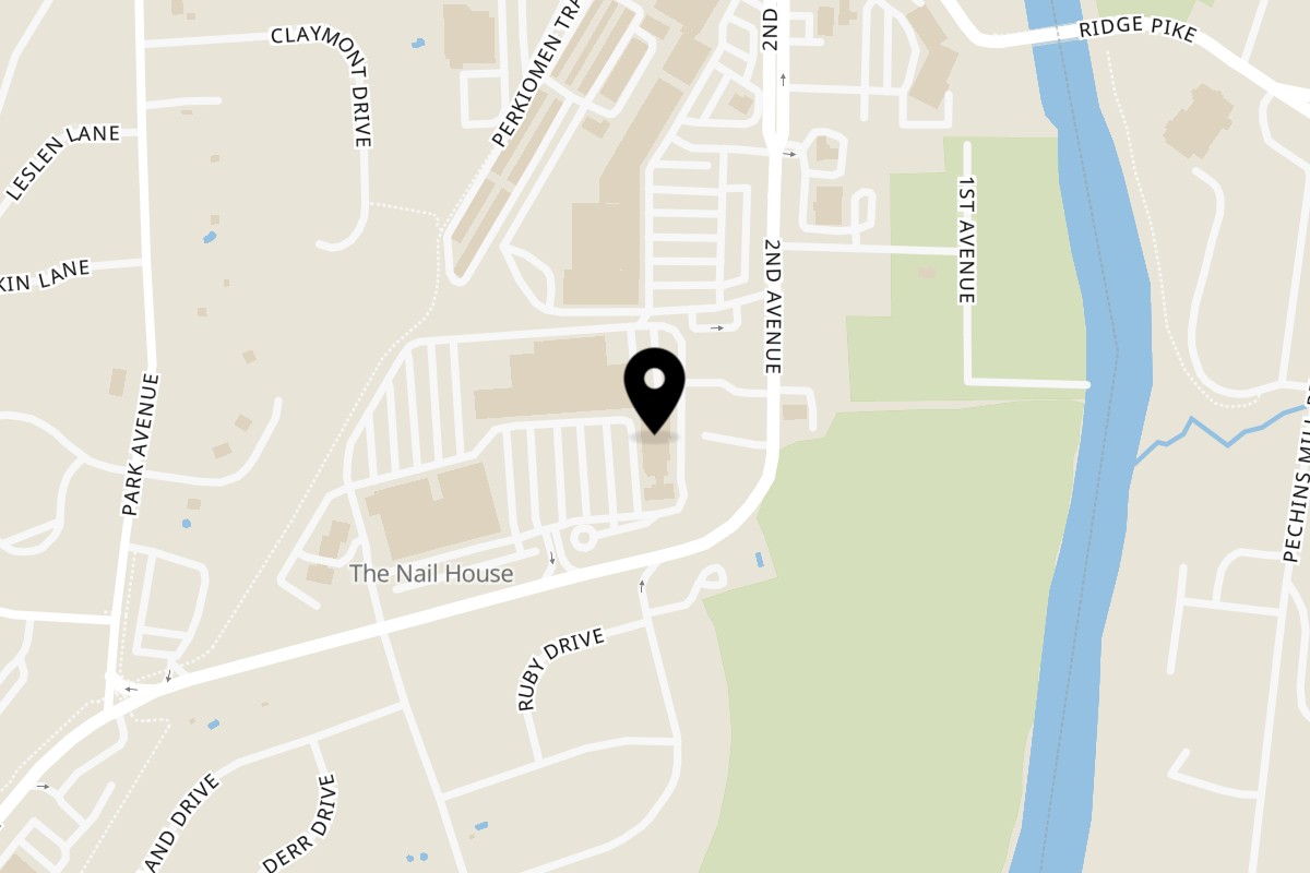 Map showing the location of Dawat Indian Cuisine on 201 2nd Ave Unit 109 in Collegeville